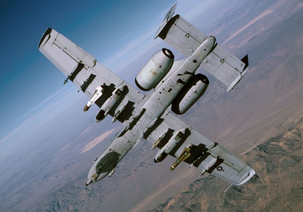 A-10 from below
