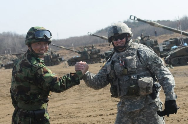 ROK Korea - Utah Army National Guard training