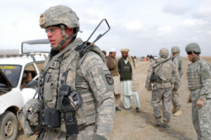 South Dakota National Guard soldiers on duty in Afghanistan.