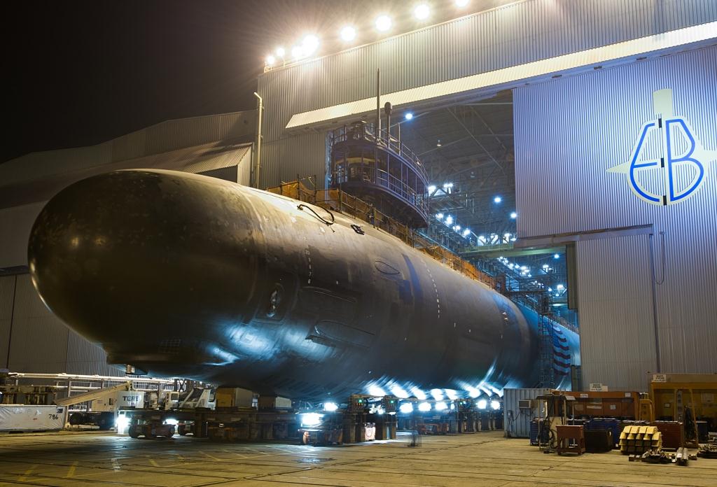 The attack submarine North Dakota.