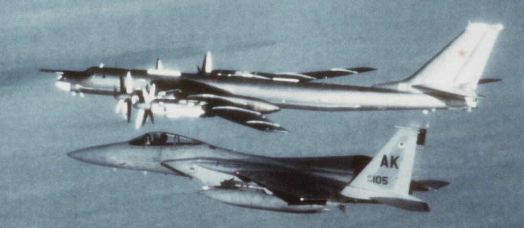 F-15 and Bear Tu-95