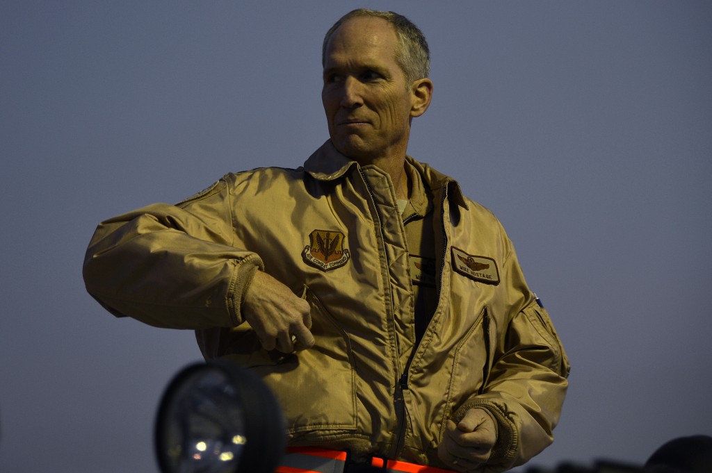 Gen. Mike Hostage at Bagram Airfield, Afghanistan in 2013.