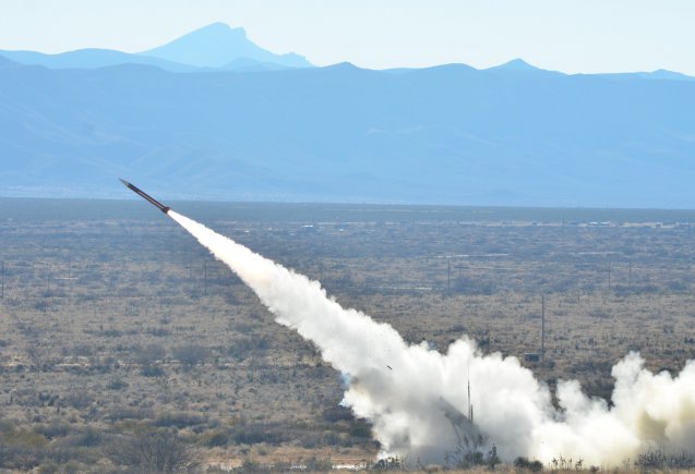 Patriot missile launch