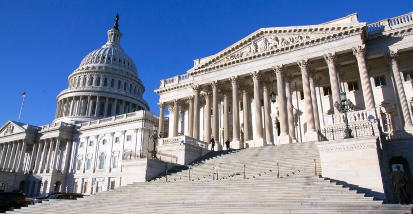 Senate side of the capitol