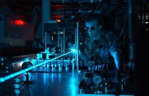 A laser experiment at the Air Force Research Laboratory