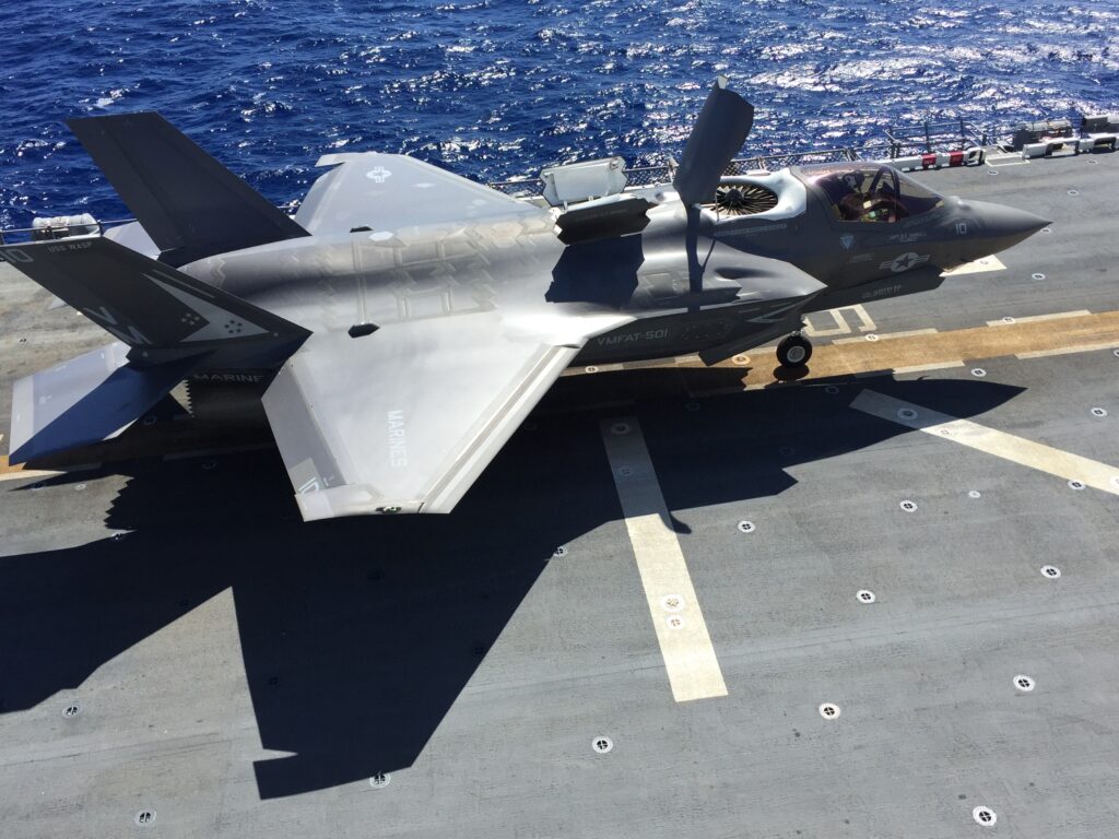 F-35B on USS Wasp May 26