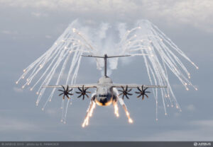 A400M using flares