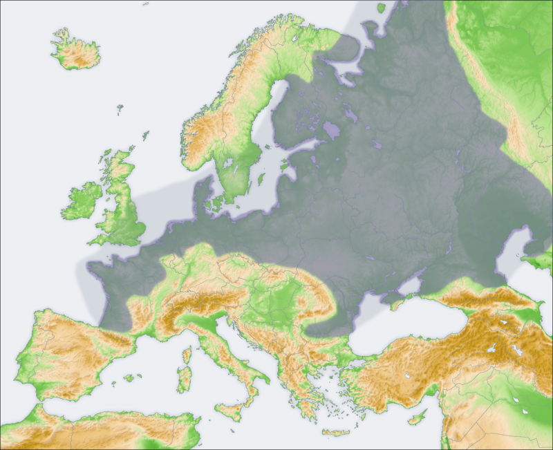 The flat ground of the European Plain has provided a natural pathway for invaders since prehistoric times (Wikimedia Commons)