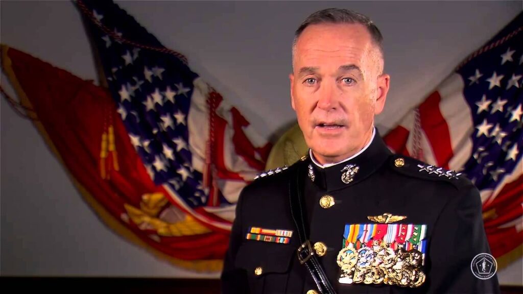 Gen. Joseph Dunford Chairman Joint Chiefs of Staff former Marine Commandant