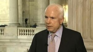 Sen. John McCain at US Capitol
