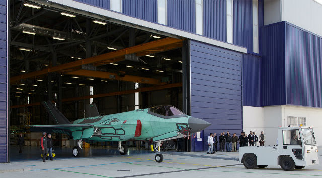 First F-35A made in Italy