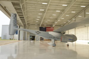 Orion in hangar