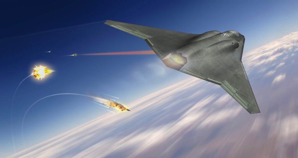 Sixth generation fighter concept Northrop NGAD (1)