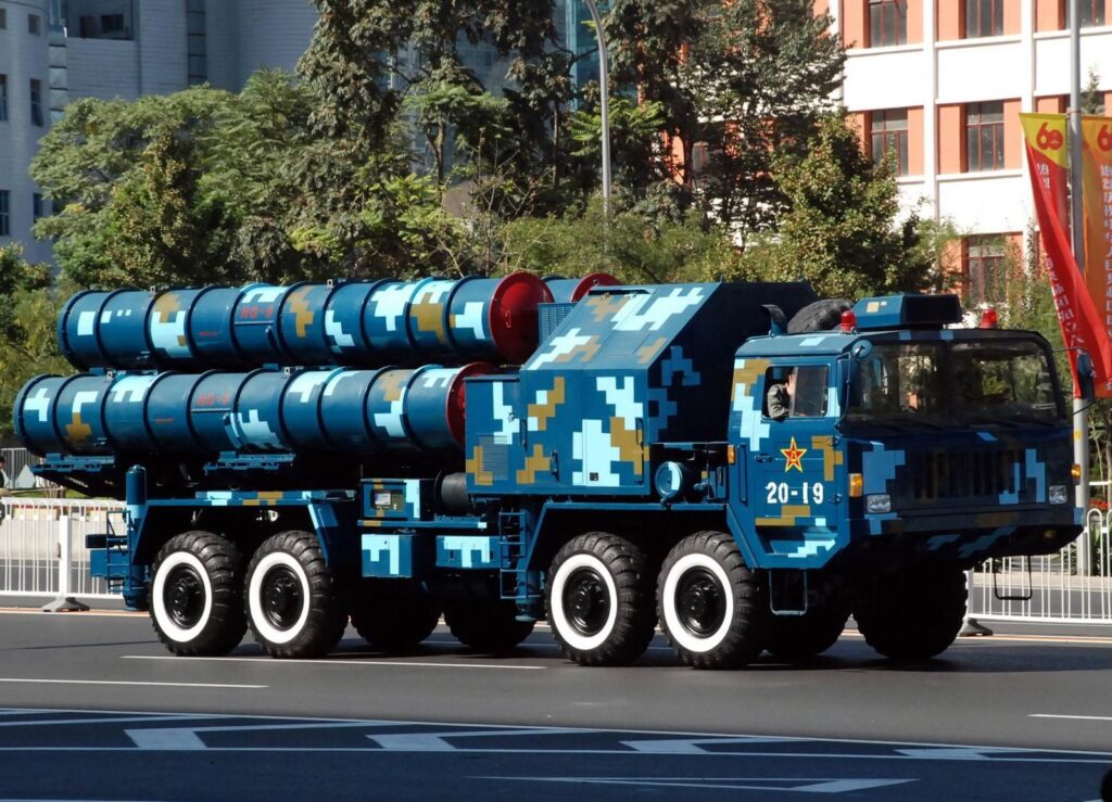 Chinese HQ-9 anti-aircraft missile launcher (Wikimedia Commons)