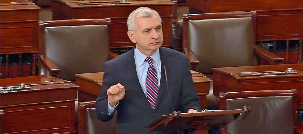 Sen. Jack Reed on Senate floor