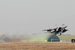 F-15E takes off from Incirlik, Turkey