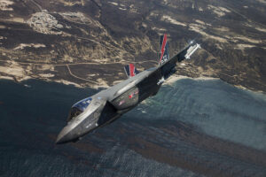F-35 at weapons test Point Mugu