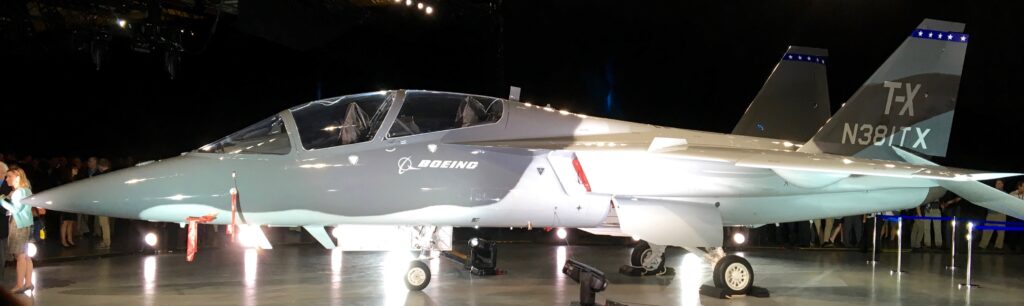 First shots of the Boeing, SAAB T-X entry