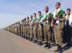 Iranian Basij militia.