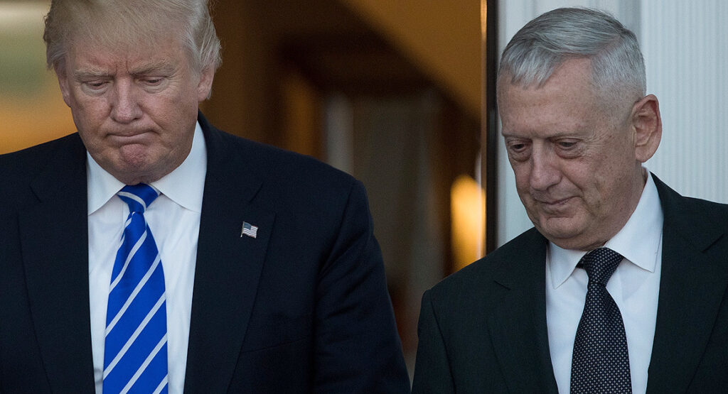 President Trump and Defense Secretary James Mattis