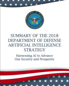 cover of DoD AI Strategy summary