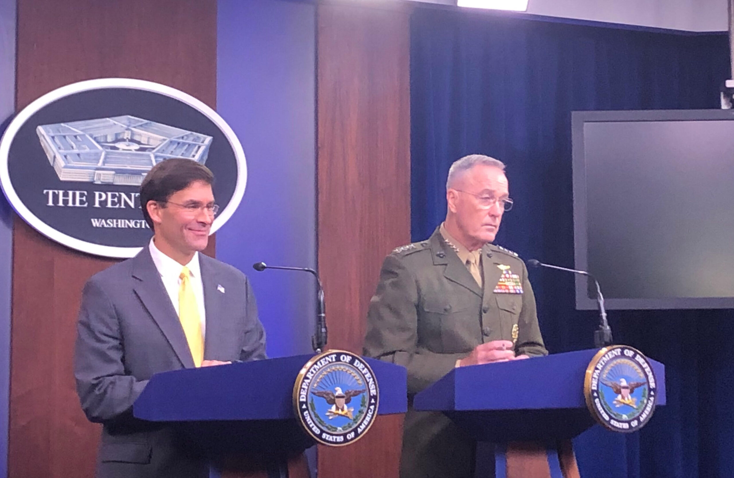 Transparent & Apolitical: SecDef Esper’s Pledge