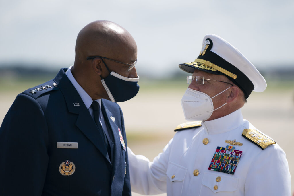 Air Force Chief Seeks Navy Chief&rsquo;s Cooperation On JADC2 - Breaking 