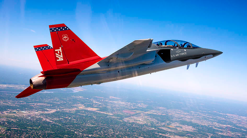 Air Force gets first Red Hawk trainer, Compass Call electronic warfare jet