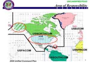 NORAD/NORTHCOM map