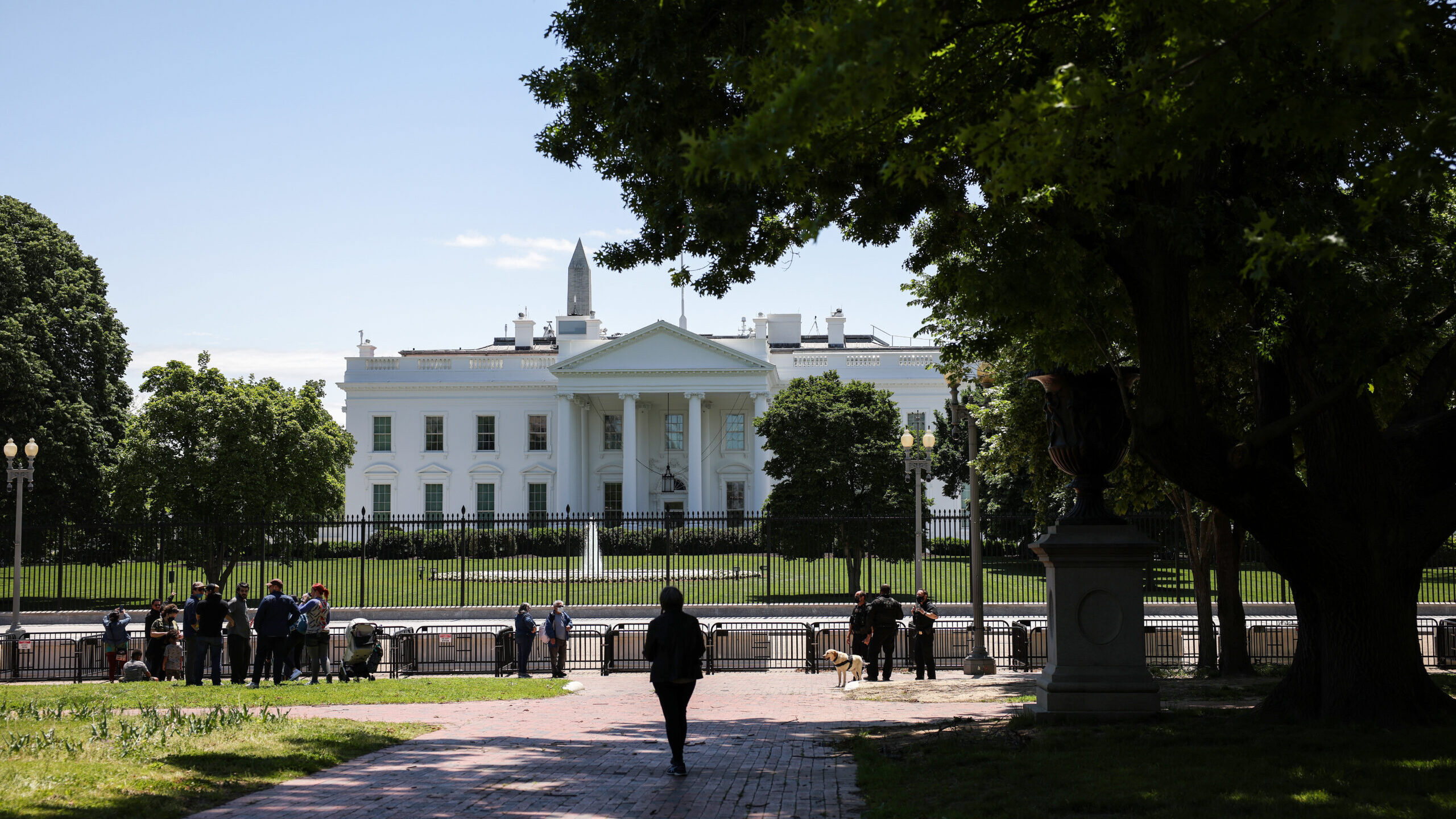 Lafayette Square In Washington, DC Reopens To Public