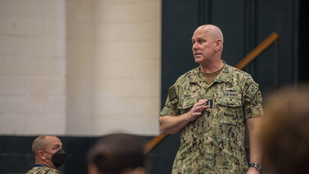 USFFC Adm. Grady Speaks on Resiliency and Toughness