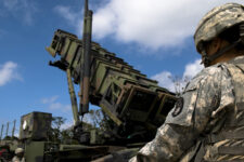 US Army Patriot missile battery trains on Kadena