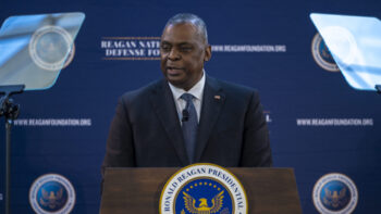 Secretary Austin Delivers Keynote Address at Reagan Defense Forum