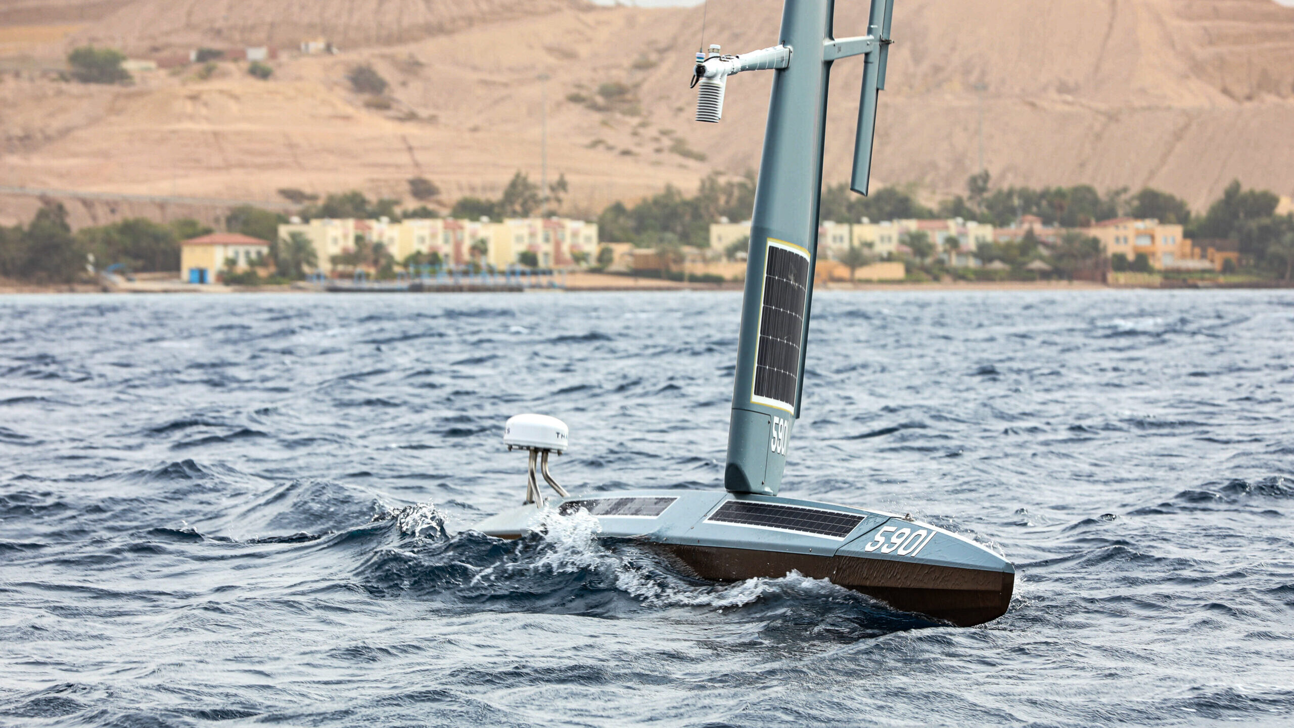 NAVCENT Launches Saildrone in Gulf of Aqaba for Exercise Digital Horizon