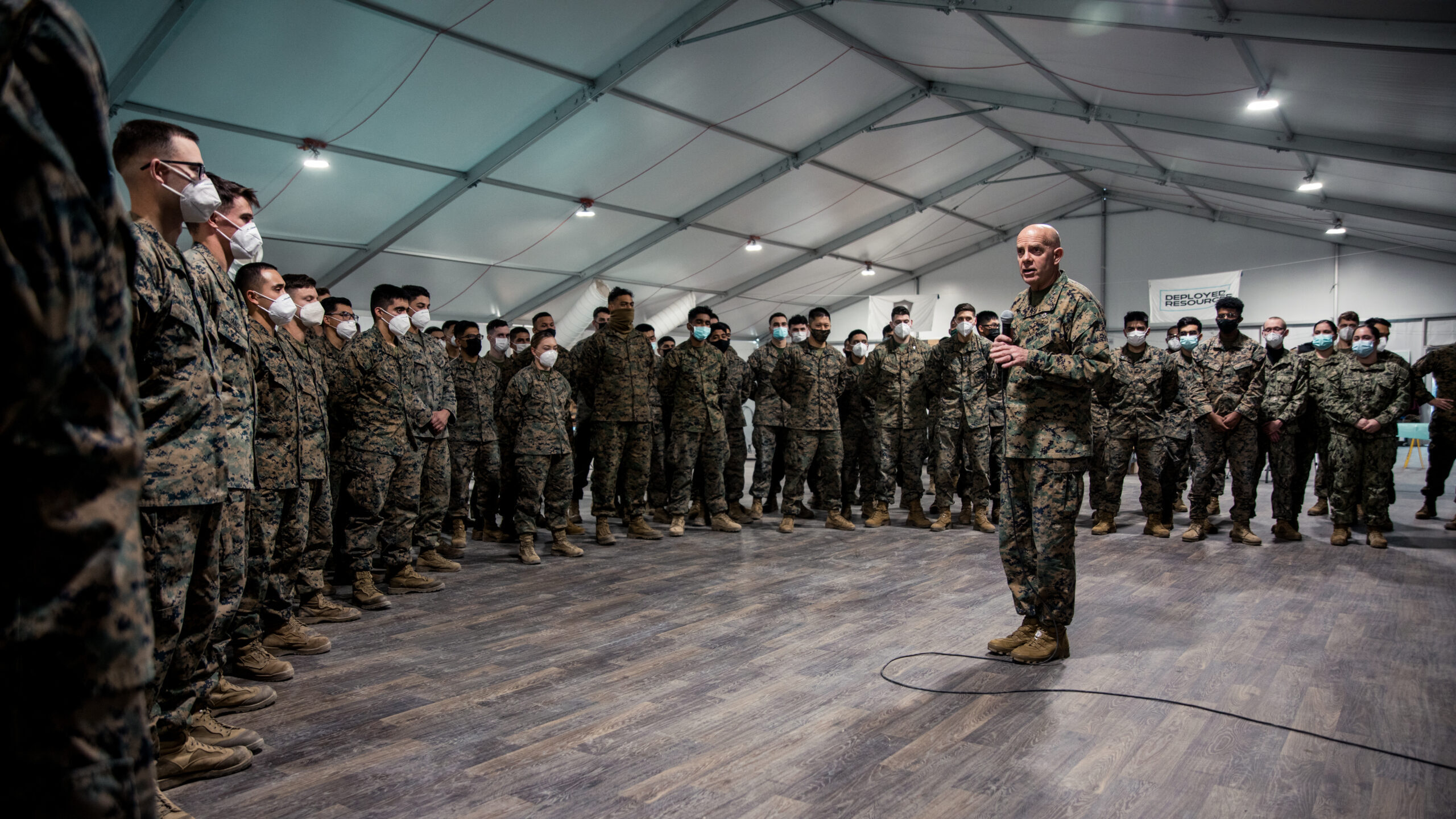 General Berger Visits Fort Pickett