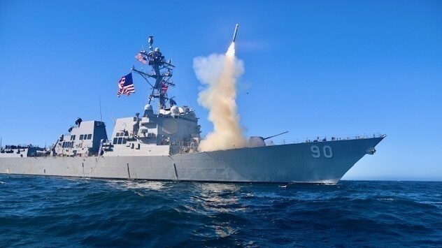 USS Chafee (DDG 90) Launches Block V Tomahawk