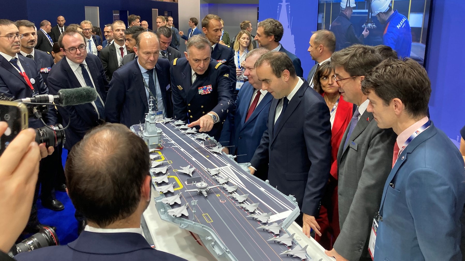 France reveals first look at new nuclear-powered aircraft carrier