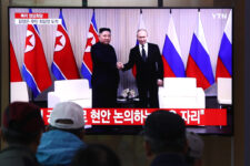 Russian President Putin Meets North Korean Leader Kim During Landmark Summit In Vladivostok