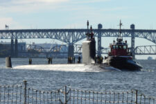 USS Oregon returns to Naval Submarine Base New London