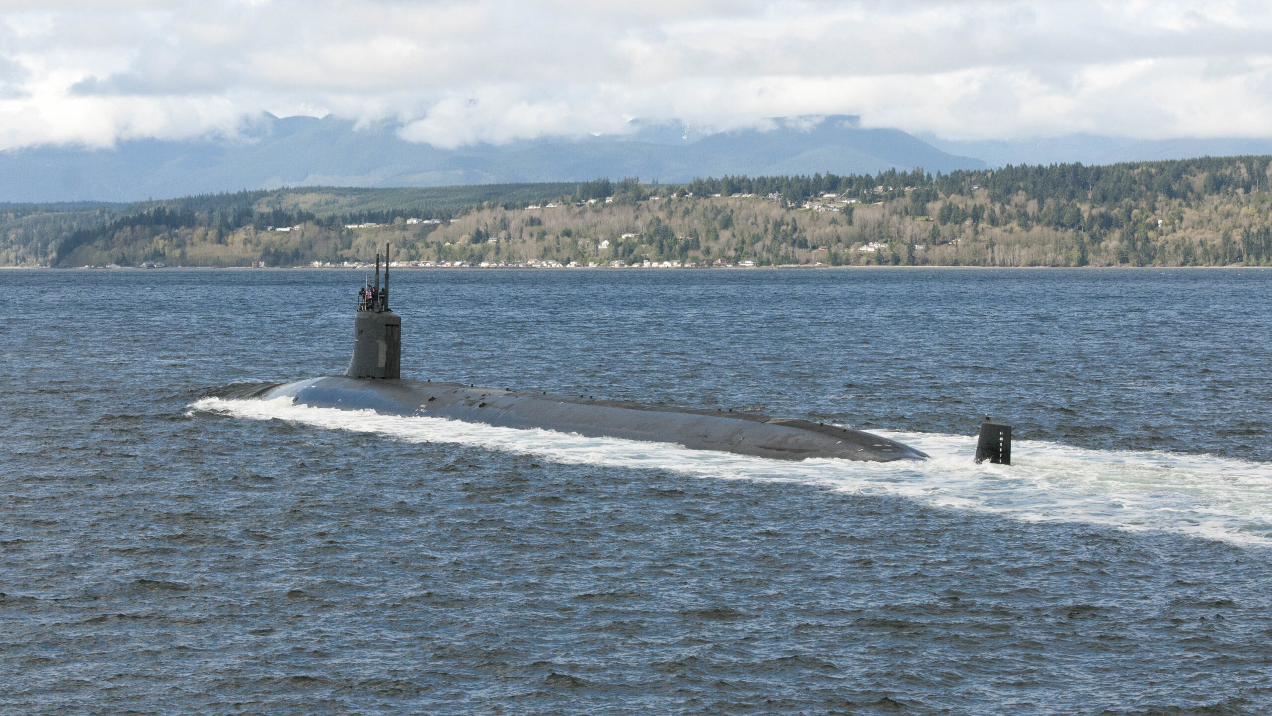 USS Jimmy Carter transit Hood Canal