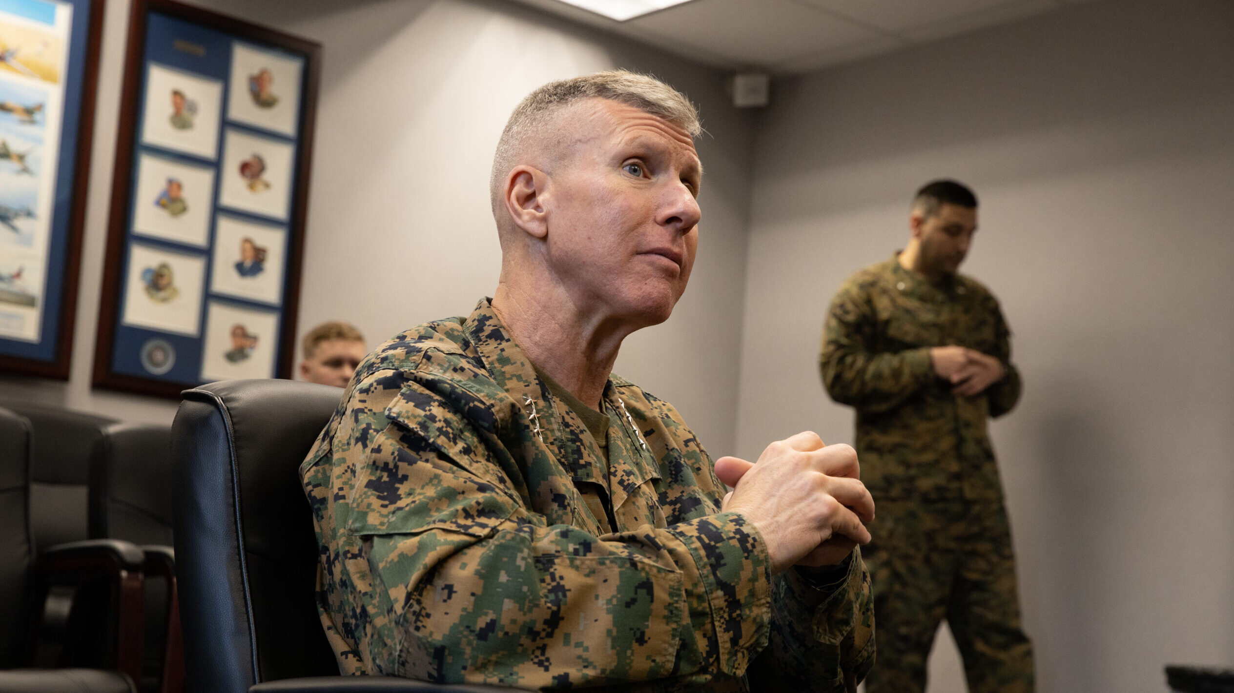 Assistant Commandant of the Marine Corps Gen. Eric M. Smith visits Marines of Alabama