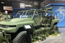 GM Defense displays modified Hummer EV design for military