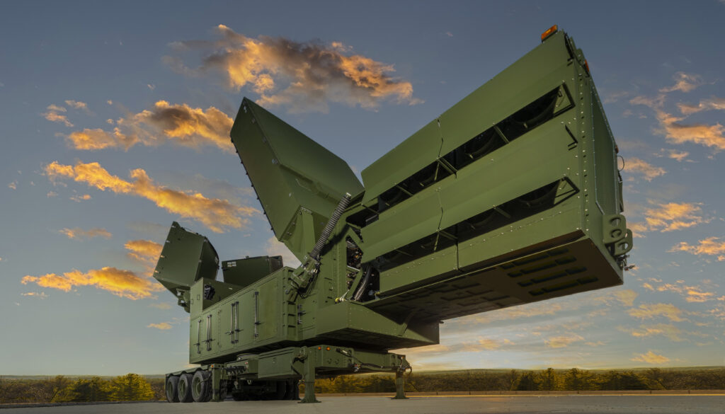 The Army's LTAMDS radar can track and identify the full range of threats – drones, cruise missiles, ballistic missiles, even hypersonics – simultaneously. (Photo courtesy of Raytheon)