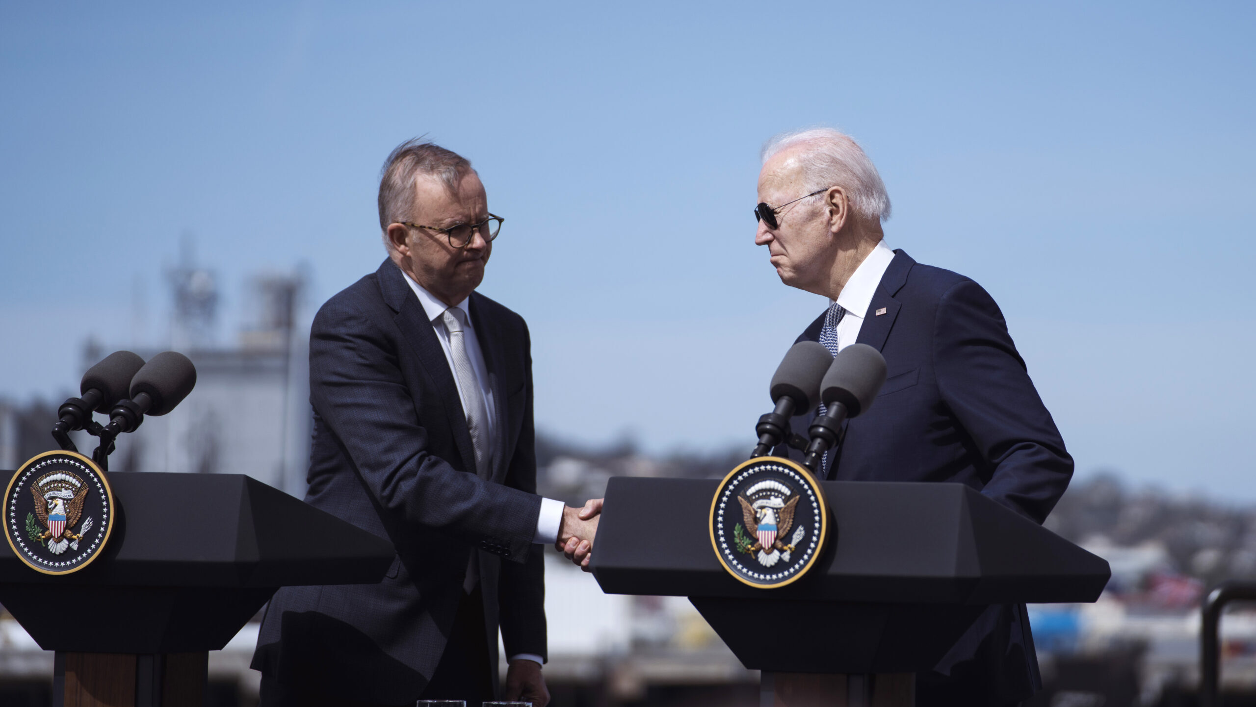 President Biden delivers speech at Point Loma Naval Base