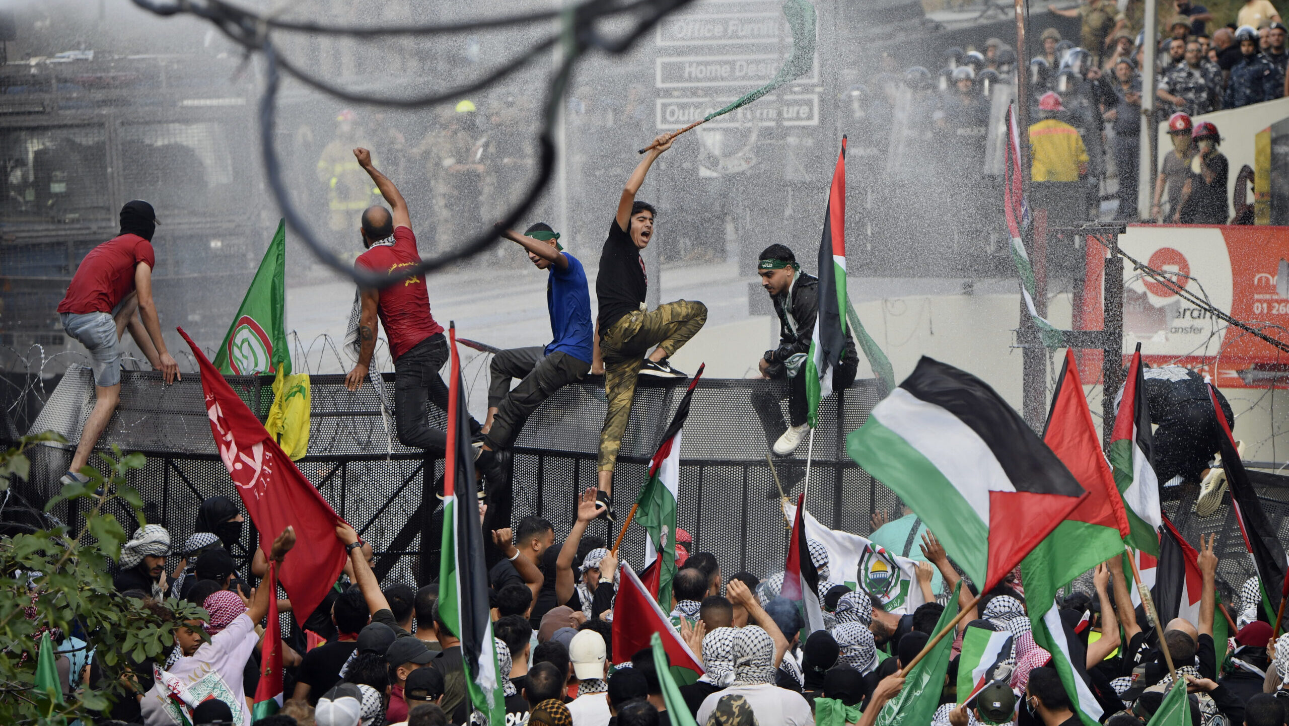 Protest in Lebanon against Israeli attacks on Gaza