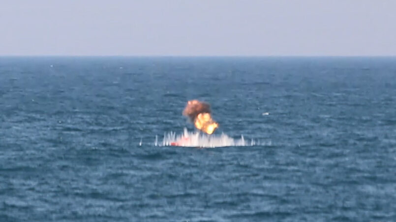 With Middle East ‘deterrence’ in mind, US 5th Fleet conducts first unmanned live fire test