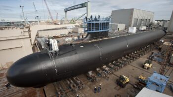 Submarine under construction