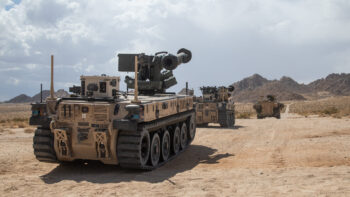 Robotic Combat Vehicle (Light), Prototype During Soldier Experimentation at the National Training Center