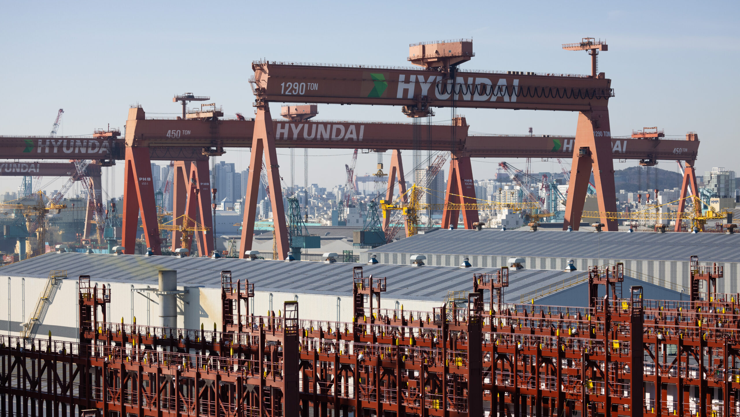 Hyundai shipyard