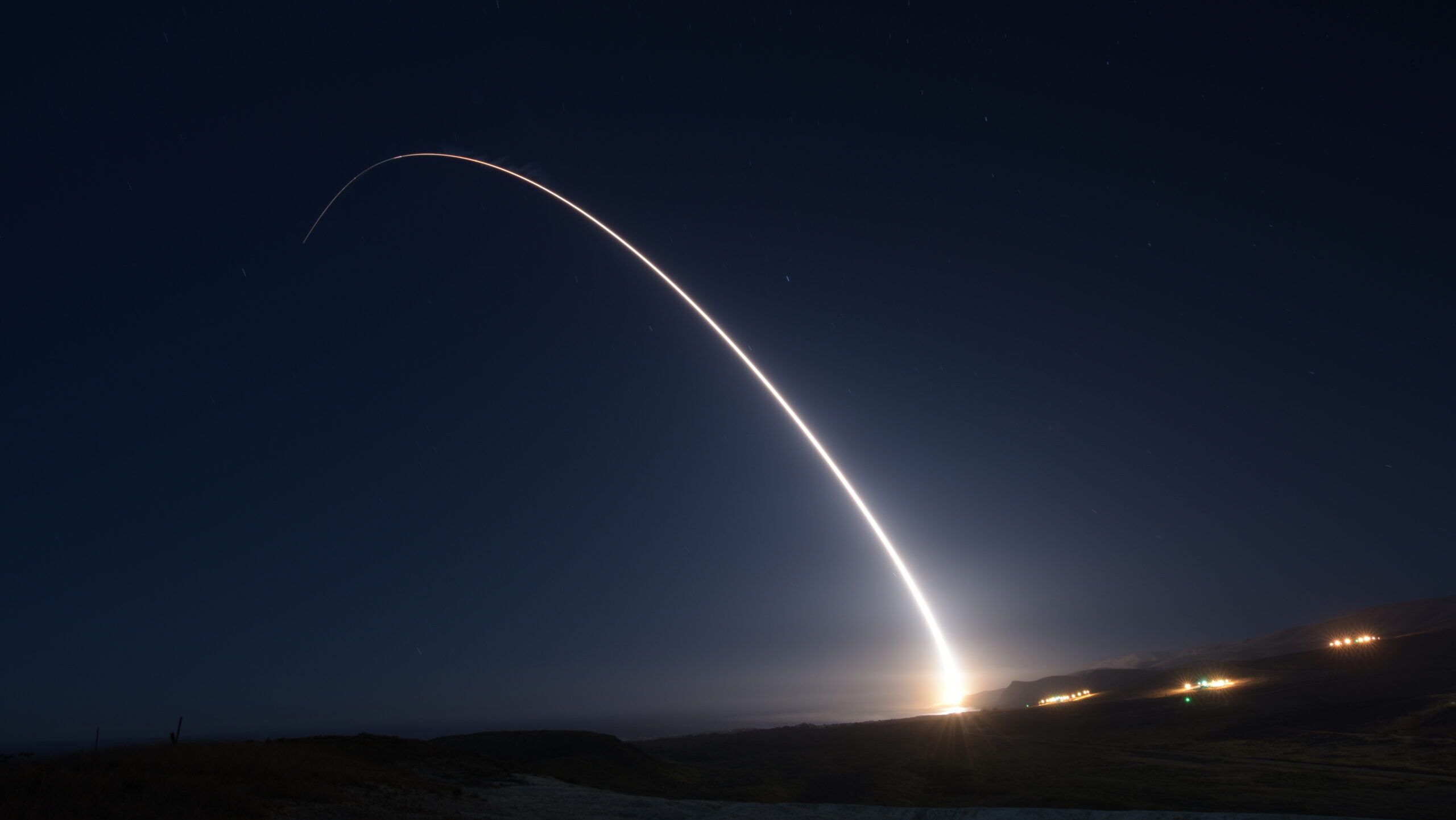 Unarmed Minuteman III test launch from Vandenberg